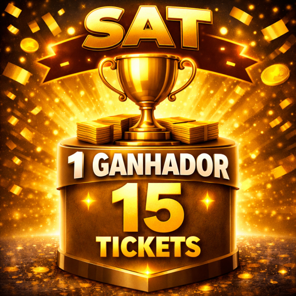 SAT - 15 TICKETS - 0366 PRÊMIO